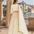 White Art Silk Semi Stitched Lehenga Choli With Embroidert Work