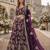 Purple Embroidered Heavy Art Silk Lehenga With Blouse
