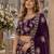 Purple Embroidered Heavy Art Silk Lehenga With Blouse