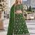 Green Embroidered Heavy Organza Lehenga With Blouse