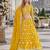 Yellow Embroidered Heavy Organza Lehenga With Blouse
