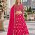 Rani Pink Embroidered Heavy Organza Lehenga With Blouse