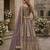 Purple Embroidered Net Lehenga With Blouse