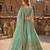 Sea Green Art Silk Semi Stitched Lehenga Choli with Heavy Embroidery Work