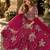Magenta heavy art silk semi stitched lehenga choli with embroidery work