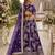 Purple Embriodered Heavy Art Silk Lehenga With Blouse