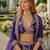 Purple Embriodered Heavy Art Silk Lehenga With Blouse