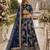 Navy Blue Embriodered Heavy Art Silk Lehenga With Blouse