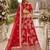 Red Embriodered Heavy Art Silk Lehenga With Blouse