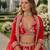 Red Embriodered Heavy Art Silk Lehenga With Blouse