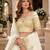 White Art Silk Designer Lehenga With Blouse