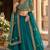 Turquoise Art Silk Lehenga With Blouse