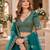 Turquoise Art Silk Lehenga With Blouse