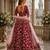 Red Art Silk Designer Lehenga With Blouse