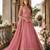 Pink Organza Semi Stitched Lehenga Choli with Heavy Embroidery Work