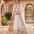 Navratri Special White Floral Printed & Embroidered Lehenga Choli with Dupatta