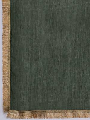 Ethnic Motifs Yoke Design Kurta with Palazzos & Dupatta 5