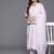 Women Floral Embroidered Regular Thread Work Kurta with Trousers & With Dupatta