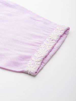 Women Floral Embroidered Regular Thread Work Kurta with Trousers & With Dupatta 9