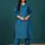 Women V-Neck Regular Kurta with Trousers