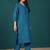 Women V-Neck Regular Kurta with Trousers