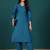 Women V-Neck Regular Kurta with Trousers