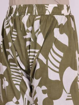 Women Abstract Printed V-Neck Pure Cotton Kurta with Palazzos 3