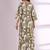 Women Abstract Printed V-Neck Pure Cotton Kurta with Palazzos