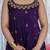 Purple Anarkali Kurta Set with Designer Embroidery & Dupatta