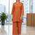 Women Regular Thread Work Kurta with Trousers