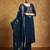 Floral Embroidered Round Neck Straight Kurta With Trousers & Dupatta