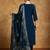 Floral Embroidered Round Neck Straight Kurta With Trousers & Dupatta