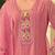 Geometric Printed Square Neck Thread Work Pure Cotton Kurta With Trouser & Dupatta