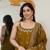 Mehandi Green Anarkali Kurta Set with Designer Embroidery & Dupatta