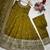 Mehandi Green Anarkali Kurta Set with Designer Embroidery & Dupatta