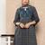 Floral Printed Empire Pure Cotton Kurta With Trousers & Dupatta