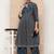 Floral Printed Empire Pure Cotton Kurta With Trousers & Dupatta