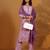 Floral Printed Pure Cotton Screen Print Straight Kurta With Trousers & Dupatta