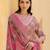 Women Floral Embroidered Regular Mirror Work Kurta with Trousers & With Dupatta