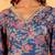 Floral Printed Zari V Neck Flared Sleeves A-Line Kurta With Palazzo And Dupatta