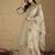 Ethnic Motifs Yoke Design Regular V-Neck Straight Kurta With Trousers And Dupatta