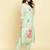 Floral Printed Kurta With Trousers & Dupatta