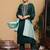 Women Ethnic Motifs Embroidered Regular Kurta with Trousers & With Dupatta