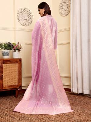 Velvet Kurta with Palazzos & With Dupatta 5