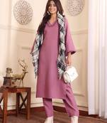 Straight Kurta with Trousers