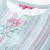 Blue Floral Printed & Striped Round Neck Straight Kurta with Trousers & Dupatta