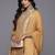 Sequinned Kurta With Trousers & Dupatta