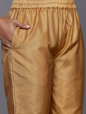 Sequinned Kurta With Trousers & Dupatta 4