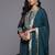 Paisley Embroidered Zari Panelled Kurta With Trousers & Dupatta