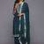 Paisley Embroidered Zari Panelled Kurta With Trousers & Dupatta